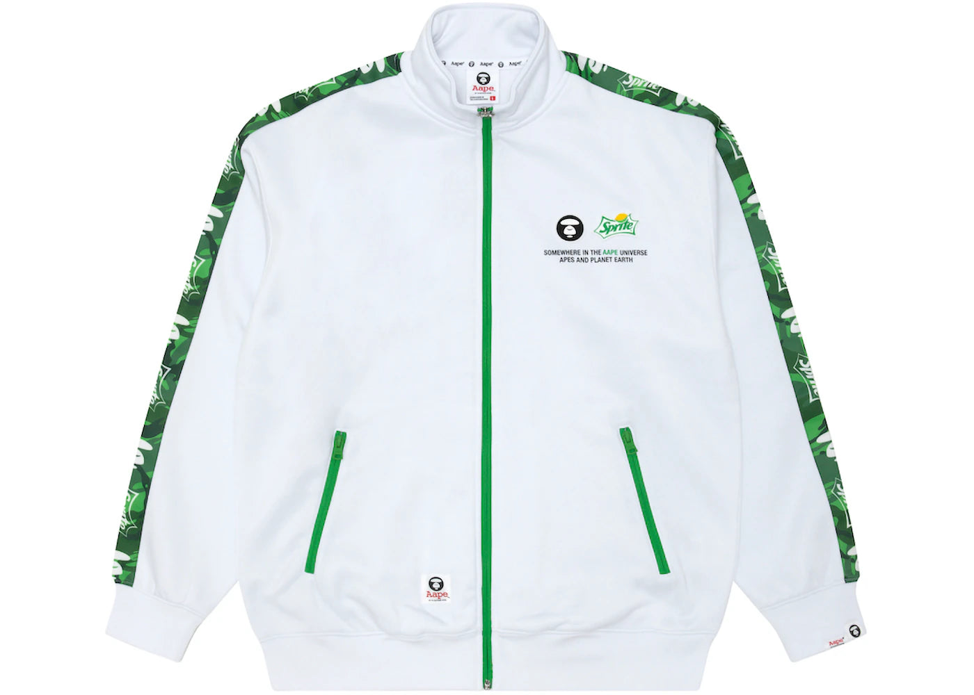 BAPE x Coca-Cola Logo Zip-Up Jacket Sprite