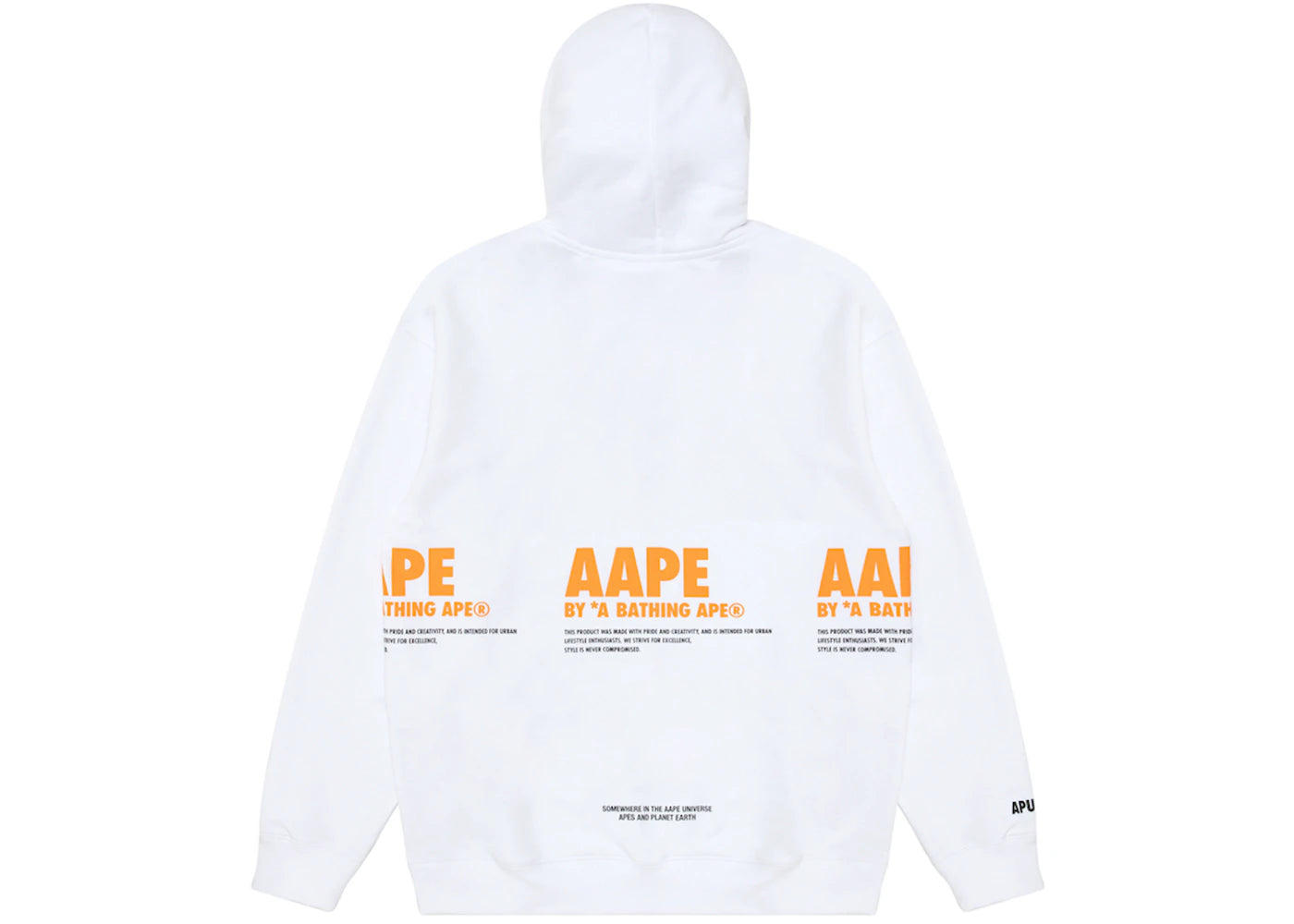 BAPE x Coca-Cola Moonface Graphic Hoodie Fanta