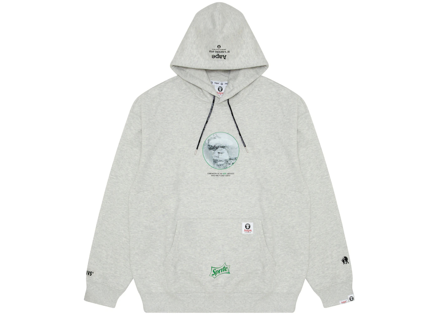 BAPE x Coca-Cola Moonface Graphic Hoodie Sprite
