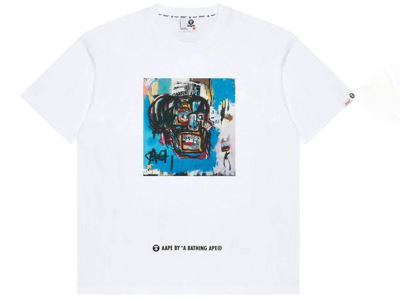 BAPE x Jean Michel Basquiat #1 Tee White