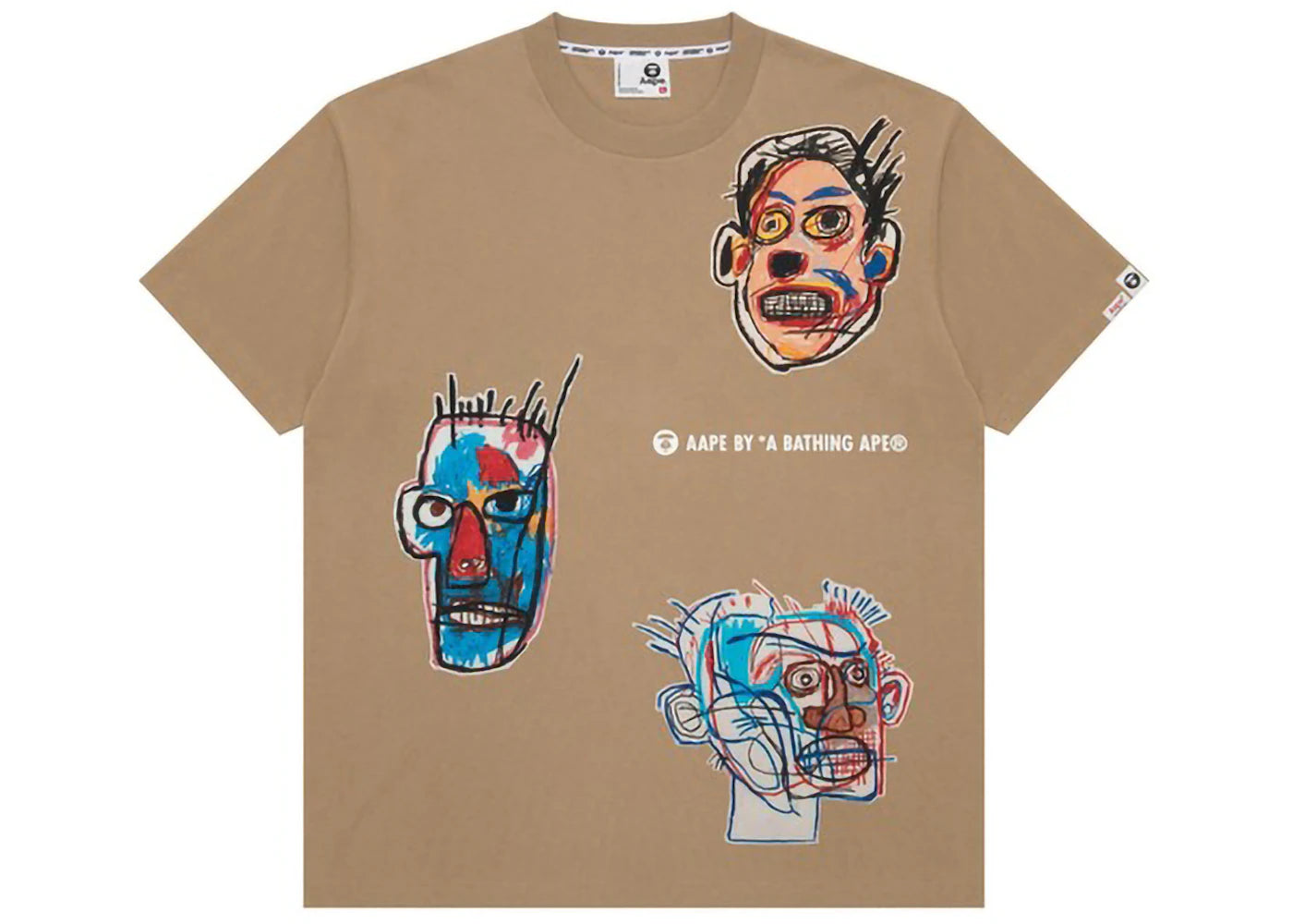 BAPE x Jean Michel Basquiat #2 Tee Beige