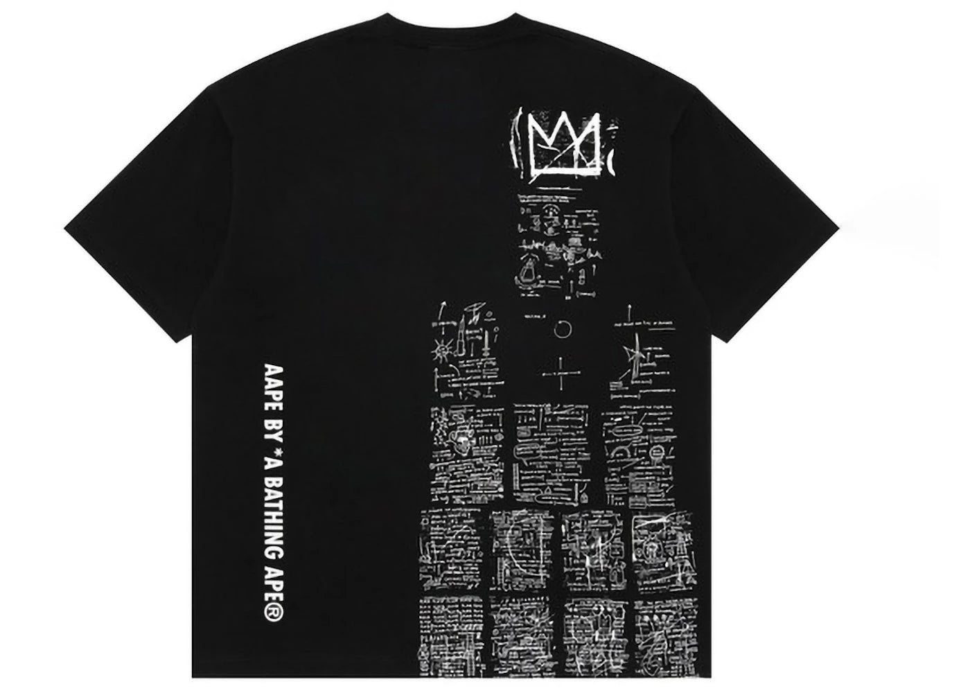 BAPE x Jean Michel Basquiat #3 Tee Black