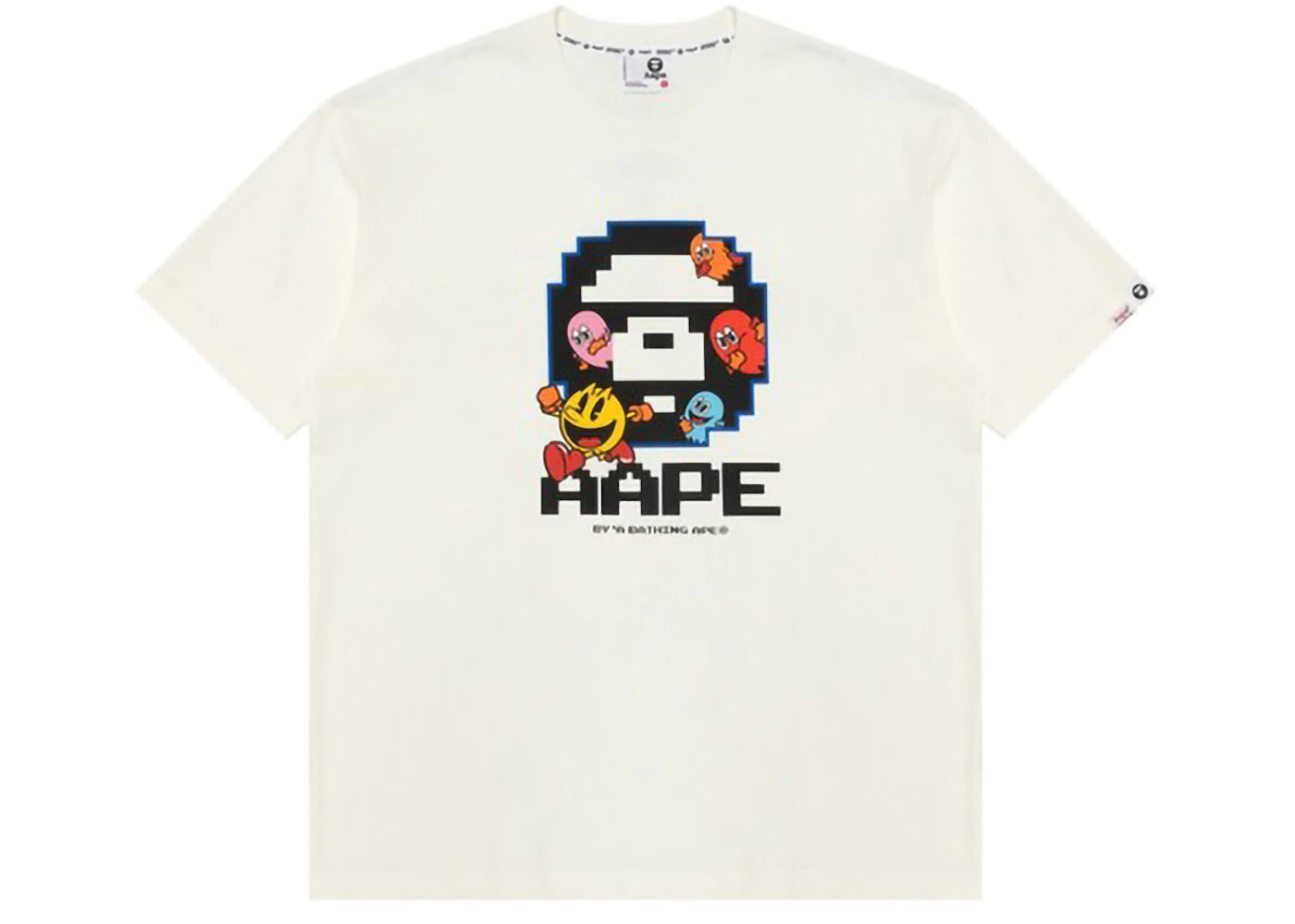 BAPE x Pac-Man #3 Tee Ivory