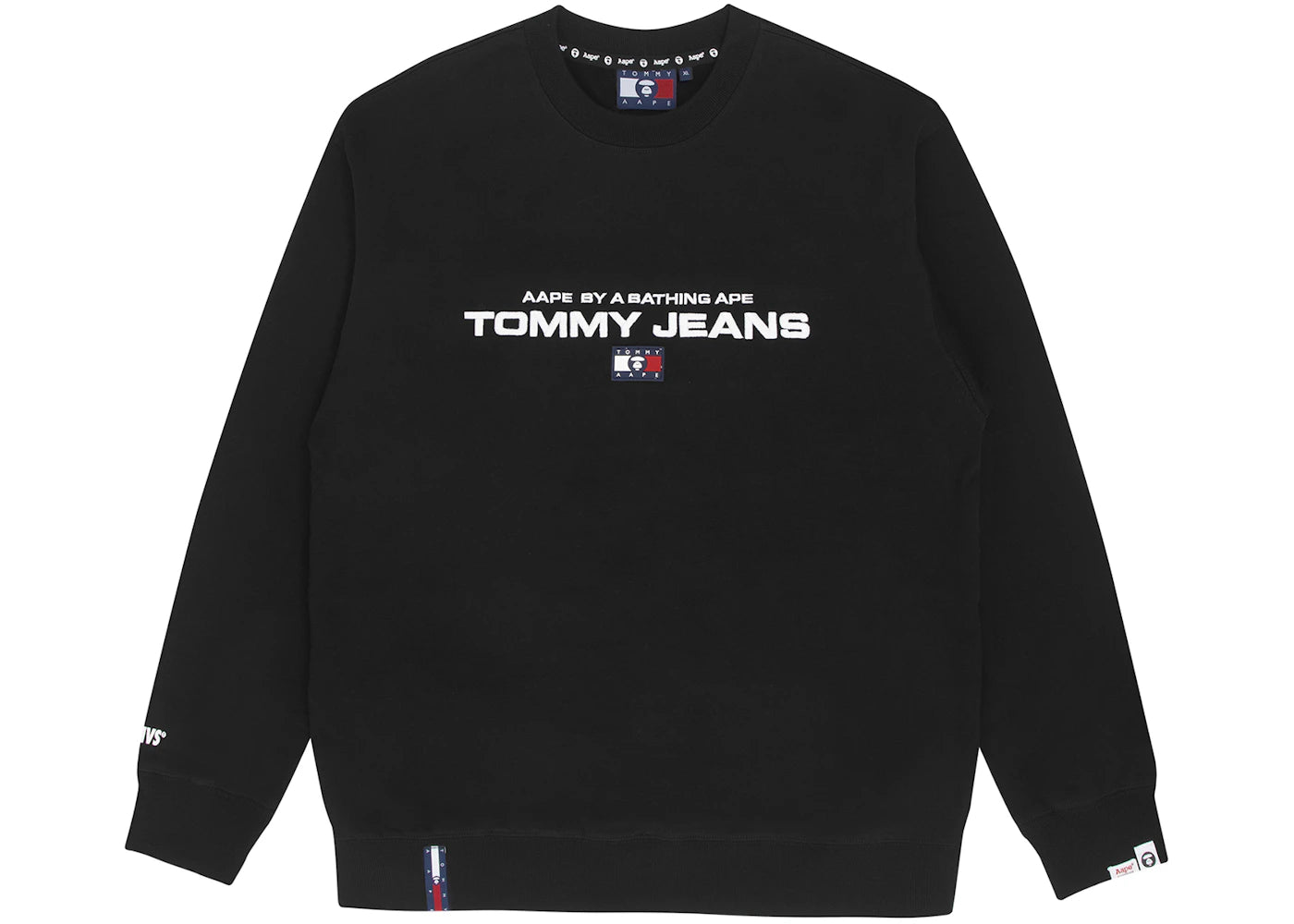 BAPE x Tommy Flag Sweatshirt Black