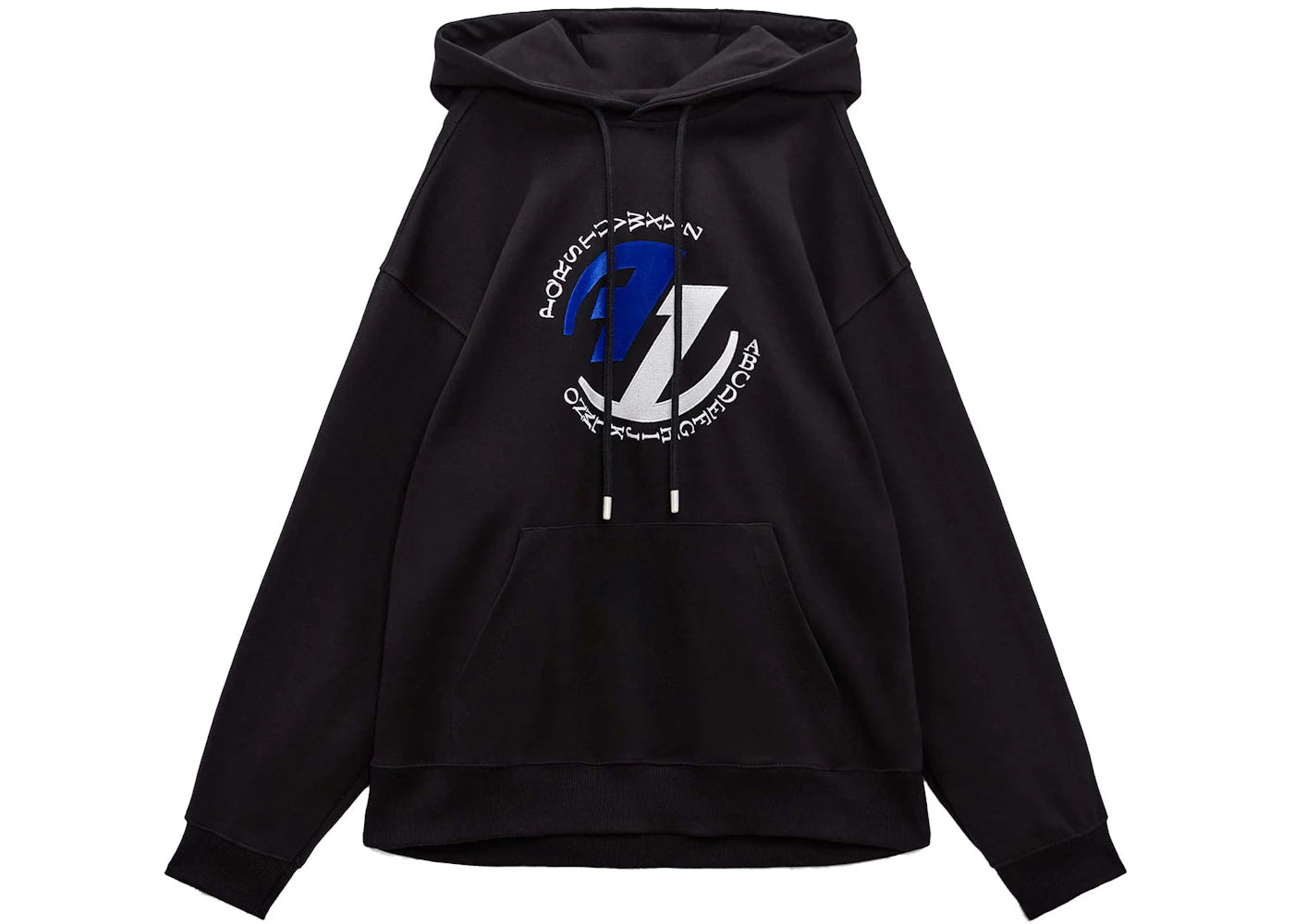 ADER error x Zara Embroidered Logo Sweatshirt Black