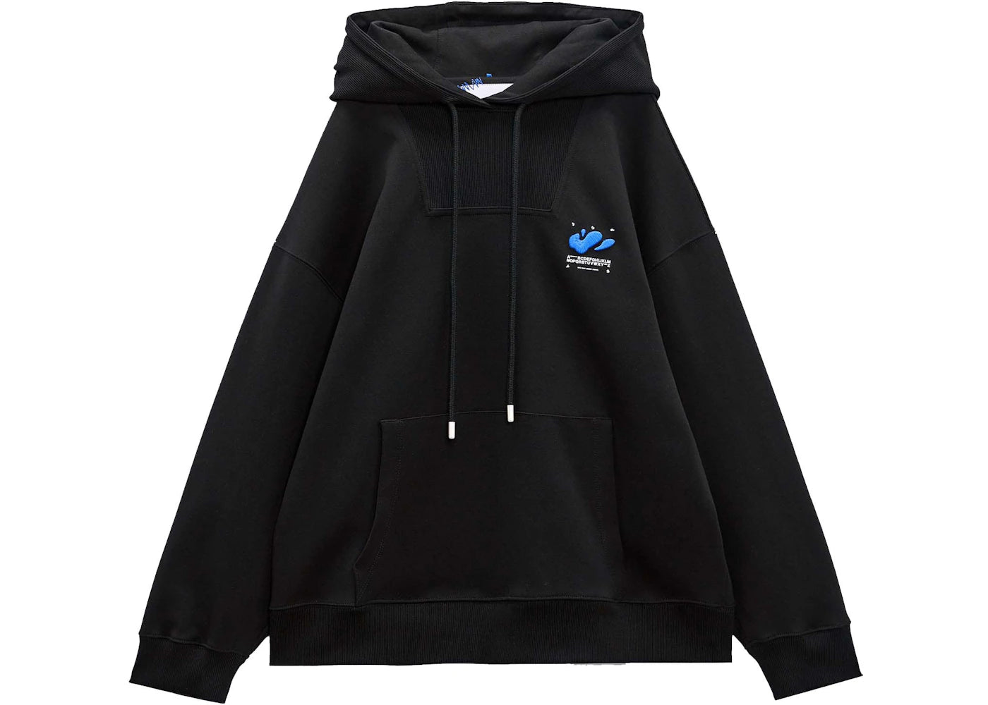 ADER error x Zara Embroidered Sweatshirt Black