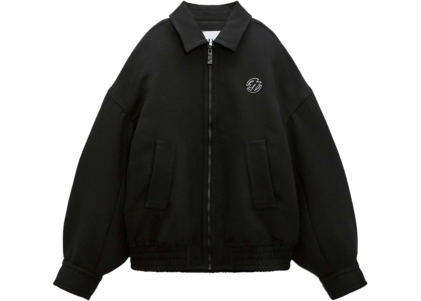 ADER error x Zara Oversized Bomber Jacket Black