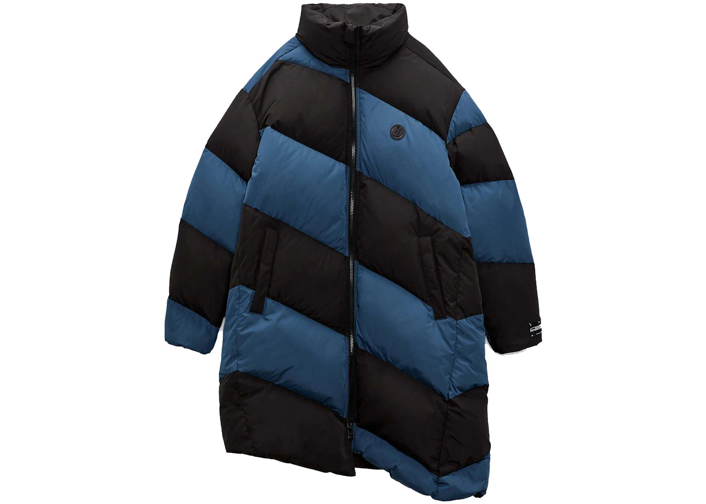 ADER error x Zara Oversized Puffer Jacket Blue/Black
