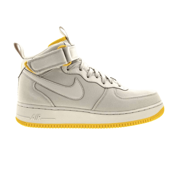 Nike Air Force 1 Mid Canvas Desert Sand Vivid Sulfur