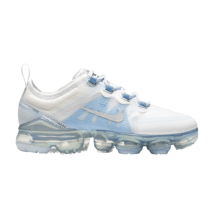 Nike Air VaporMax 2019 White Metallic Silver (GS)