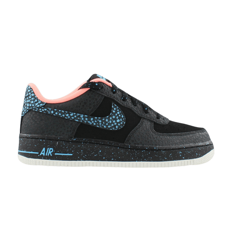 Nike Air Force 1 Low Safari Black Lagoon Crimson (GS)