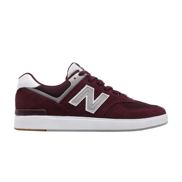 New Balance 574 Red Grey Gum