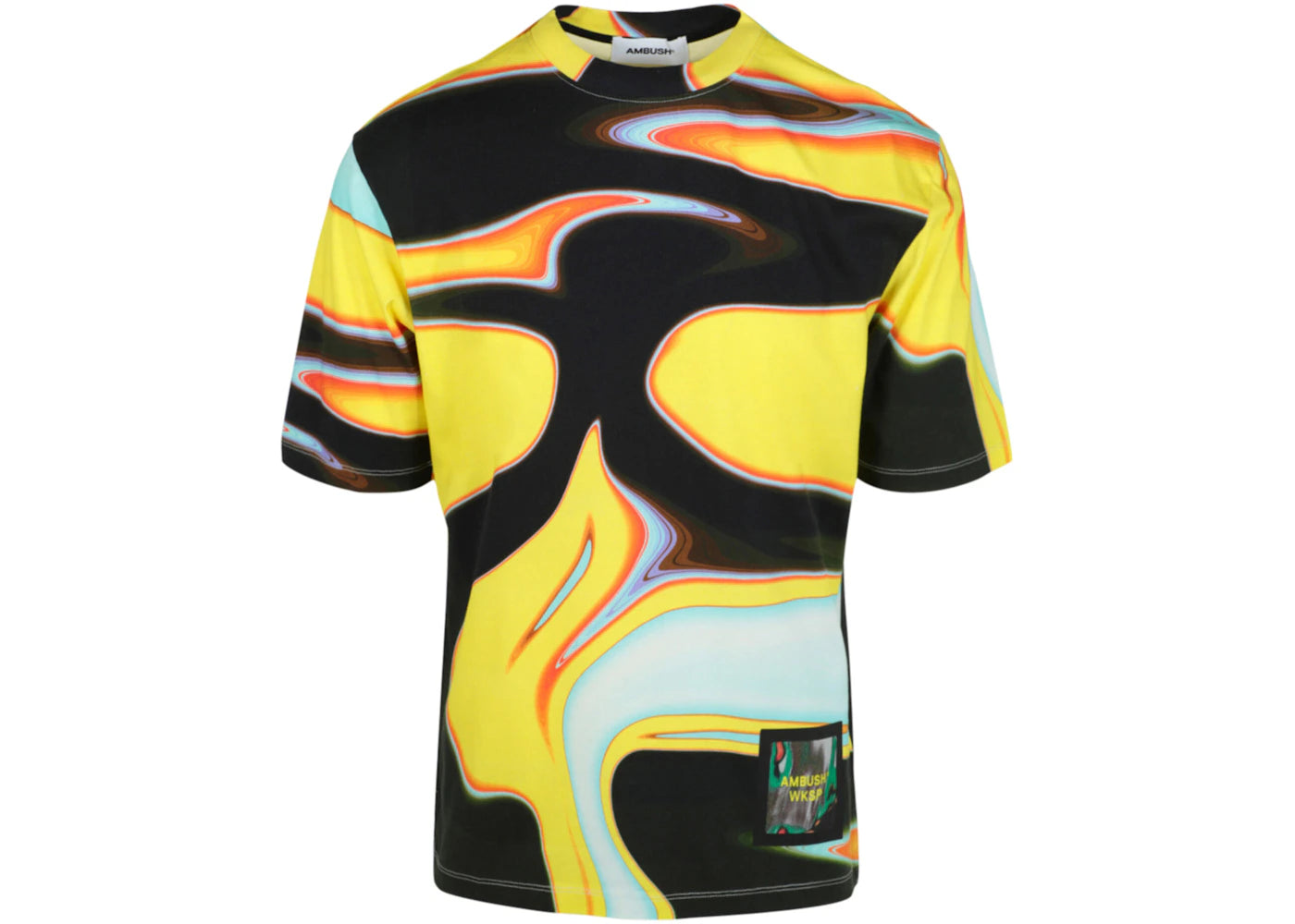Ambush Multicolor WSKP Patch T-shirt Yellow/Black