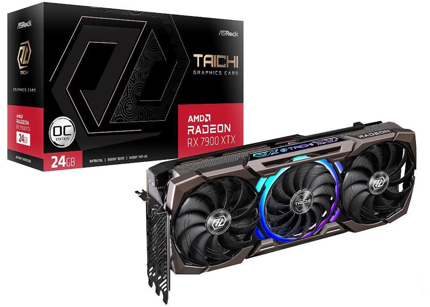 AMD ASRock Tachi Radeon RX 7900 XTX 24GB OC Graphics Card RX7900XT TC 24GO