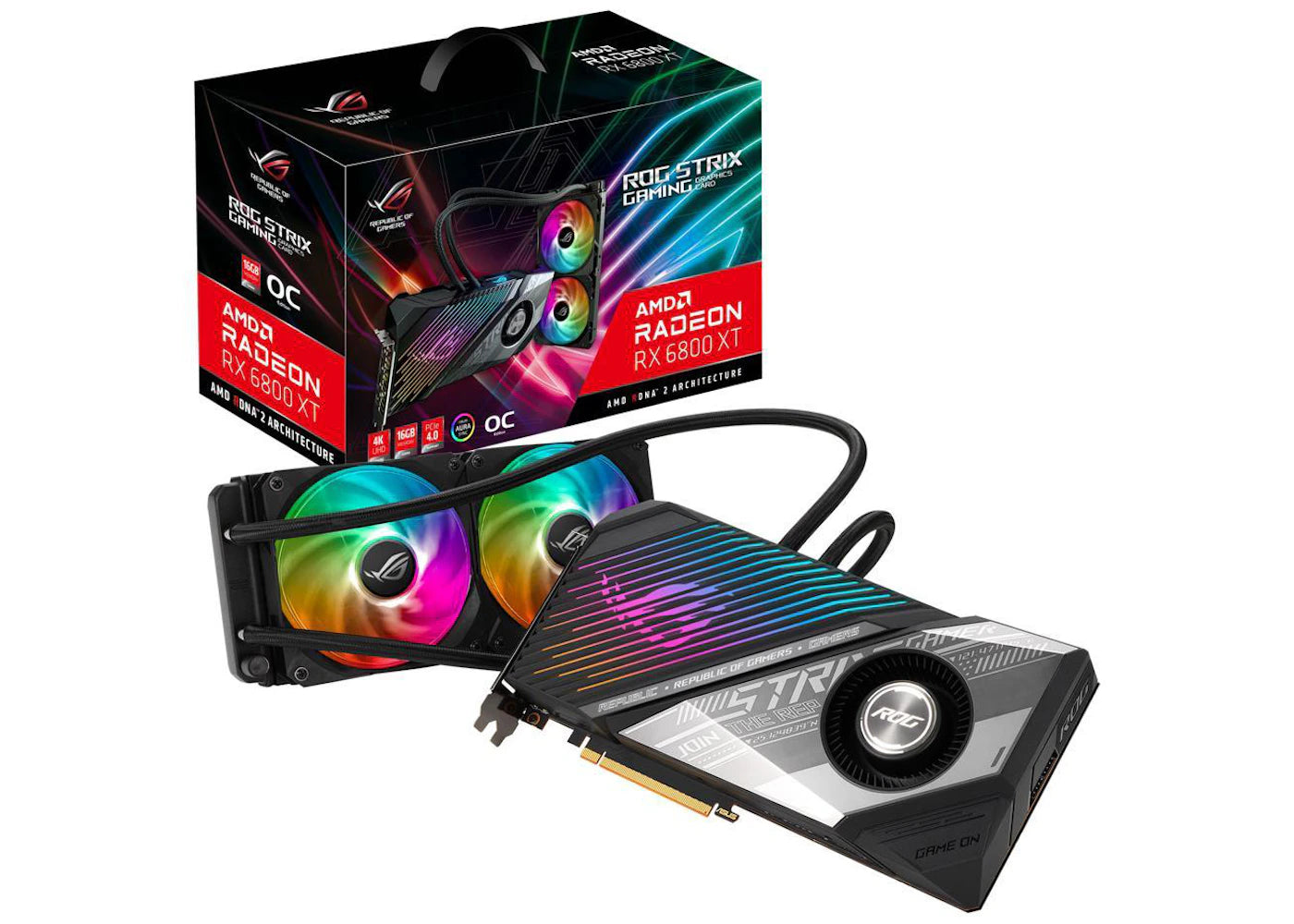 AMD ASUS ROG STRIX Radeon RX 6800 XT Ultimate ROG Graphic Card (ROG-STRIX-LC-RX6800XT-O16G-GAMING)
