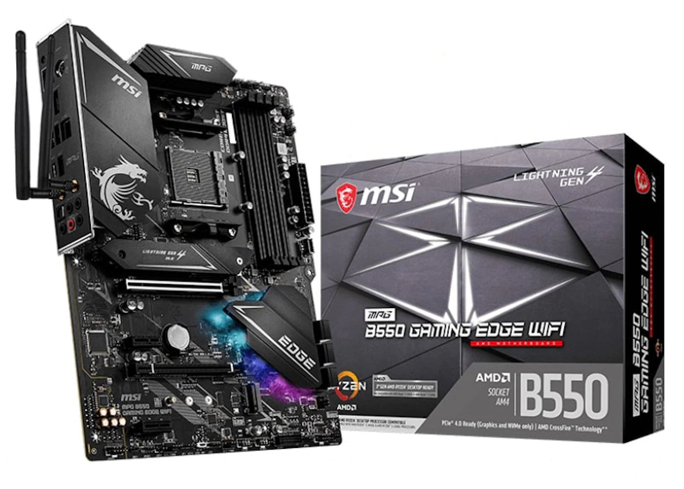 AMD MPG B550 Gaming Edge Wifi Motherboard