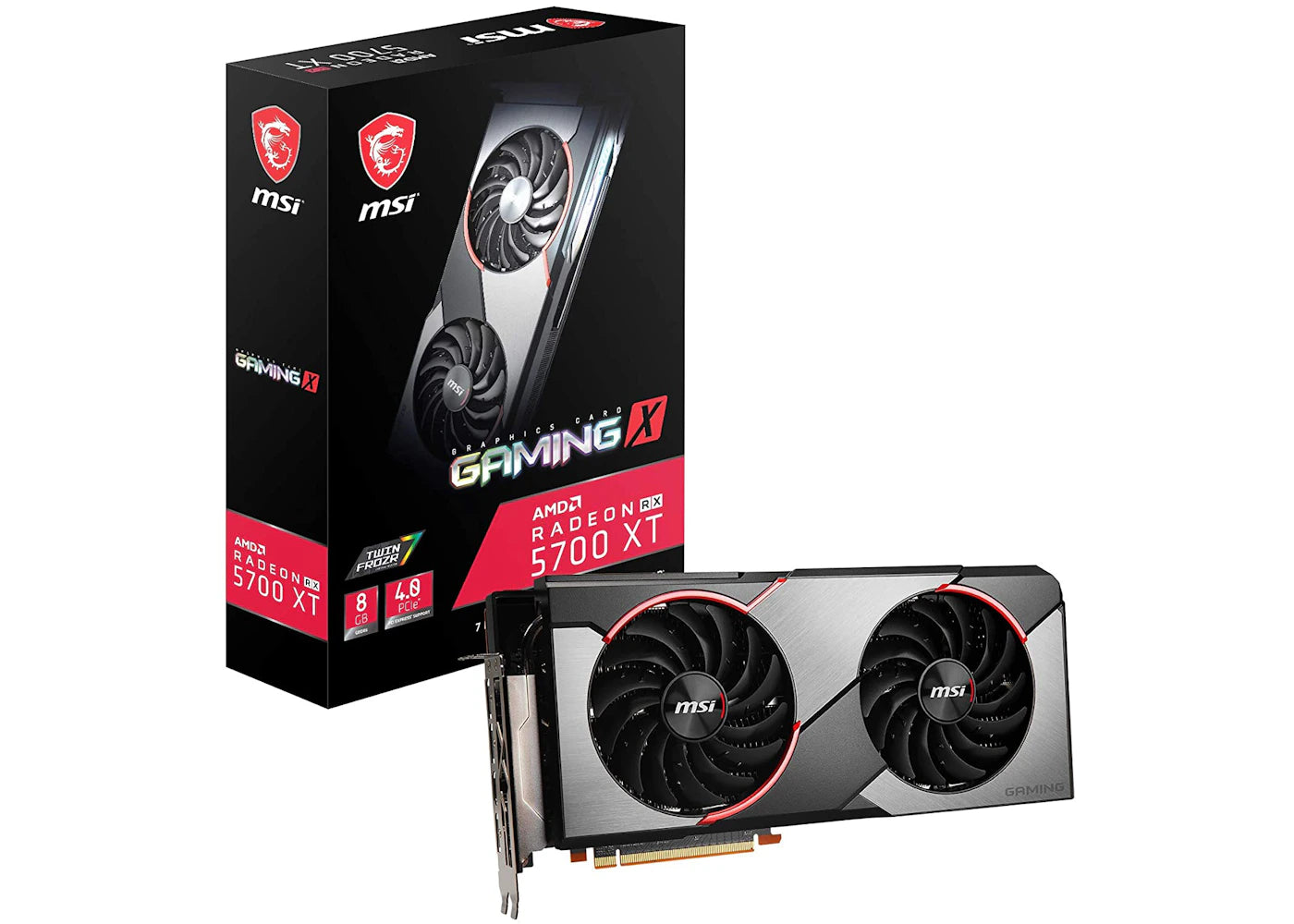 AMD MSI GAMING Radeon Rx 5700 Xt 8G Graphics Card (Radeon RX 5700 XT GAMING X)