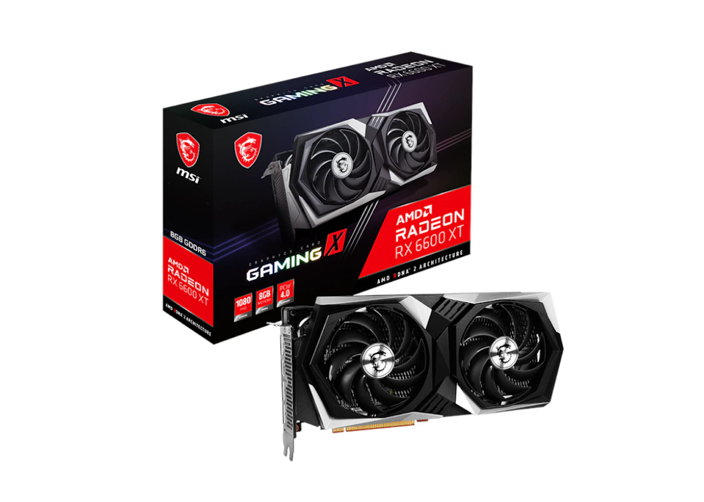 AMD MSI Radeon RX 6600 XT GAMING X 8G Graphics Card