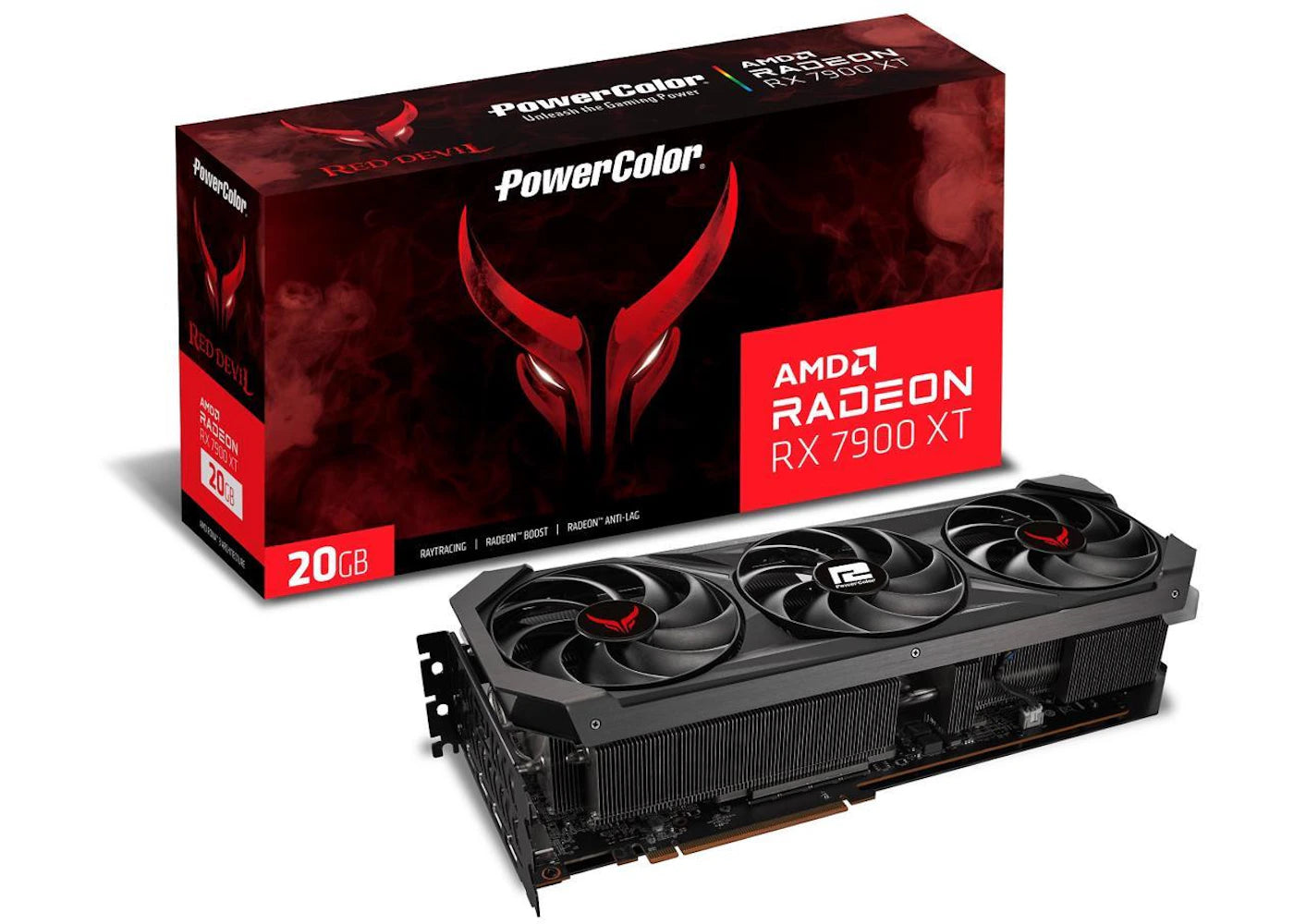 AMD PowerColor RED DEVIL Radeon RX 7900 XT 20GB OC Graphics Card RX7900XT 20G-E/OC