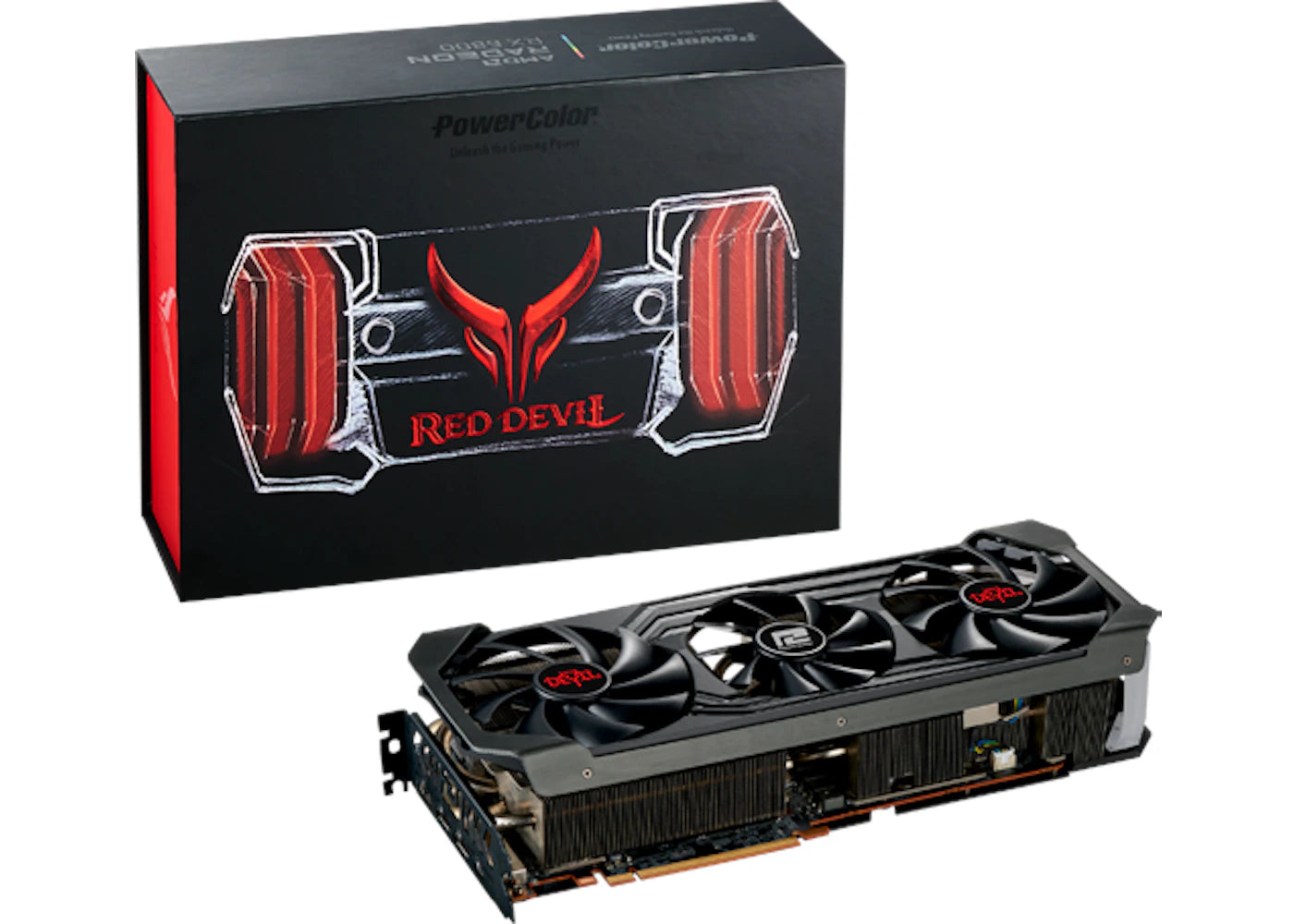 AMD PowerColor Radeon Red Devil RX 6800 16GB OC Graphics Card (AXRX 6800 16GBD6-2DHCE/OC)