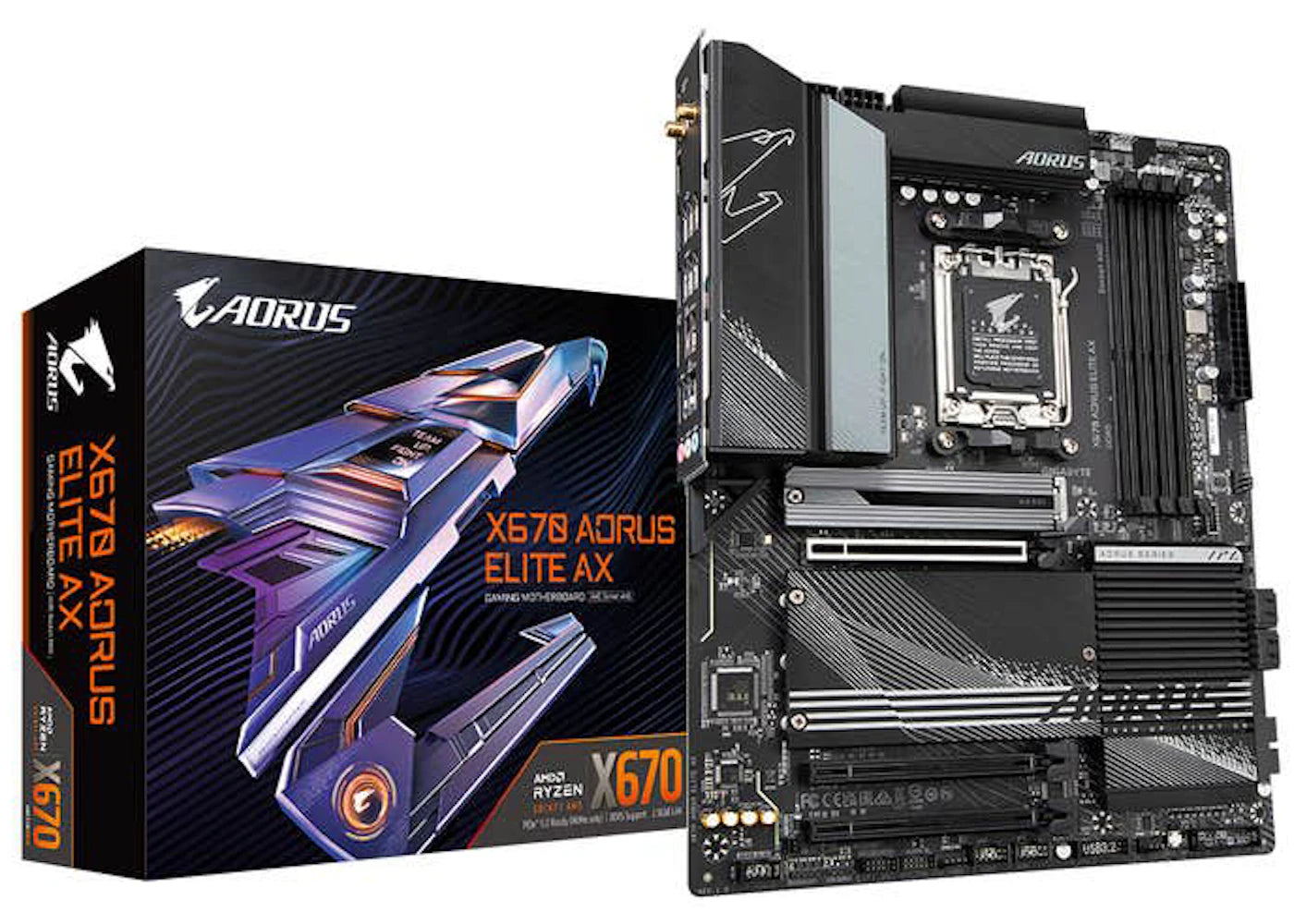 AMD Ryzen AROUS GIGABYTE X670 ELITE DDR5 ATX WIFI Motherboard