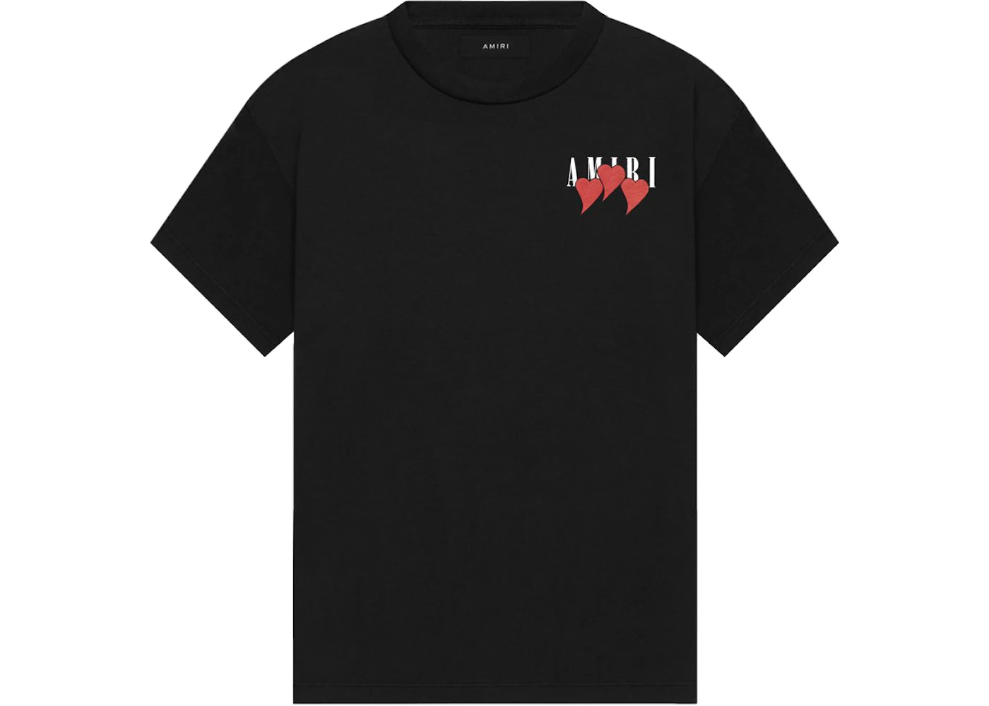 AMIRI 3 Hearts Tee Black