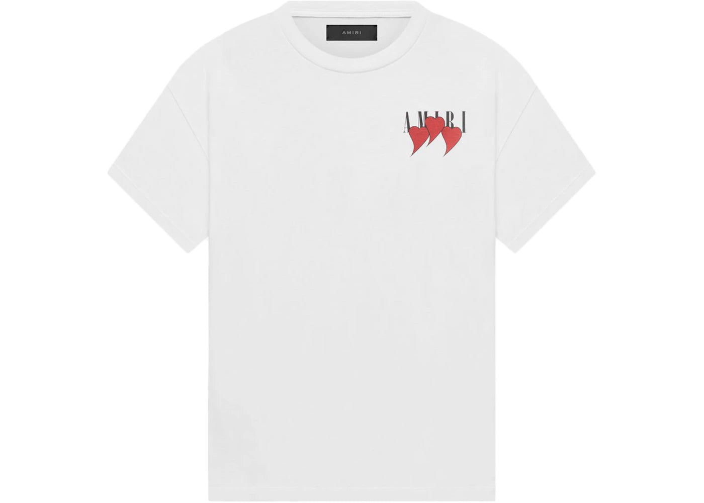 AMIRI 3 Hearts Tee White