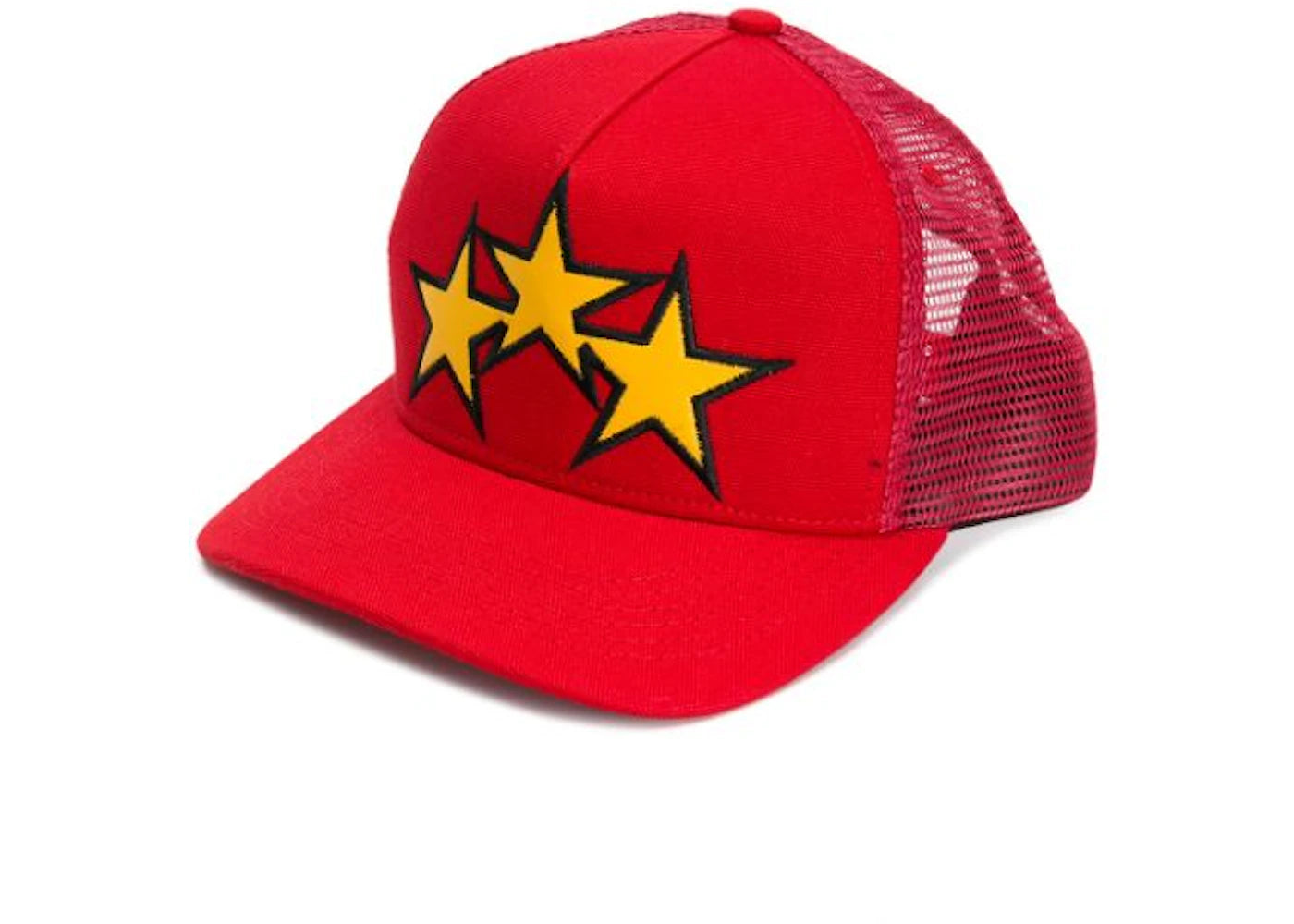 AMIRI 3 Star Trucker Hat Red