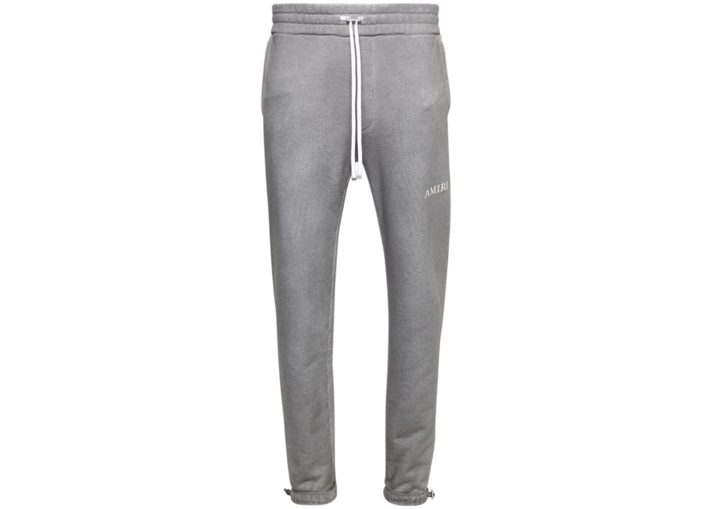 AMIRI Aged Puff Logo Sweatpants Grey