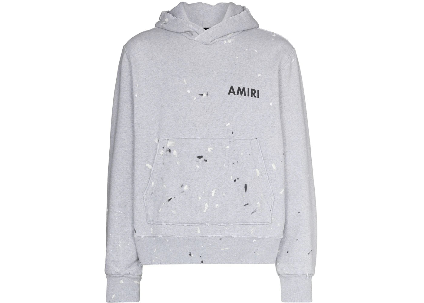 AMIRI Army Paint Hoodie Heather Grey