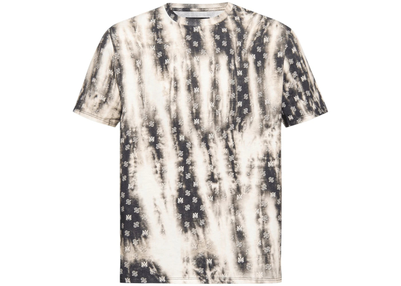 AMIRI Bandana Bleach Tee Black Beige