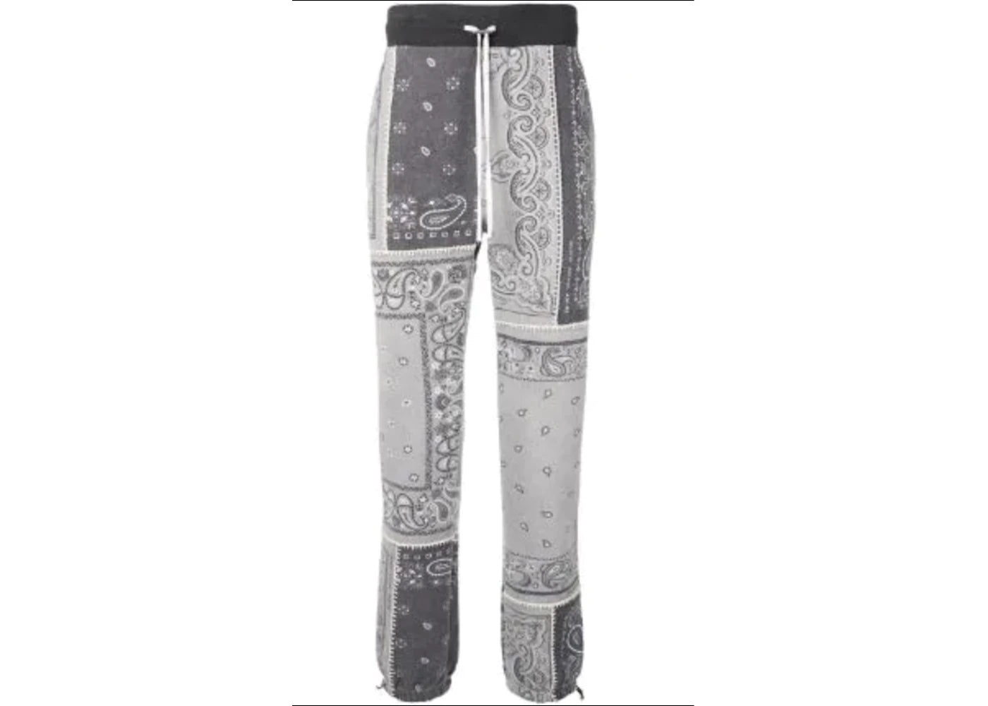 AMIRI Bandana Print Sweatpants Black