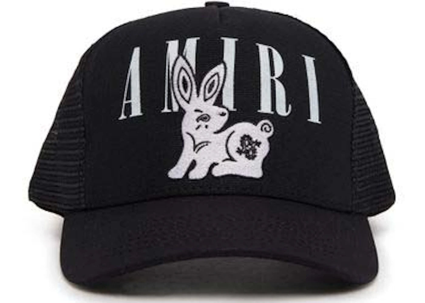 AMIRI Bandana Rabbit Trucker Cap Black