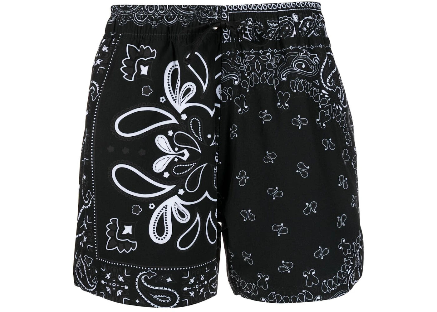 AMIRI Bandana Swim Shorts Black