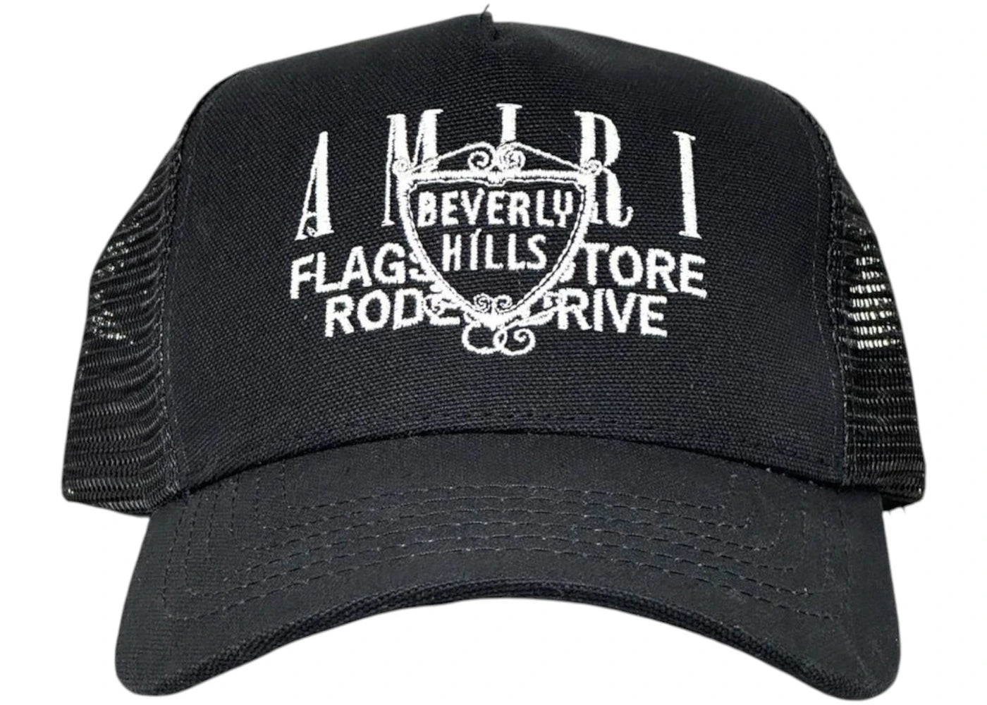 AMIRI Beverly Hills Trucker Hat Black