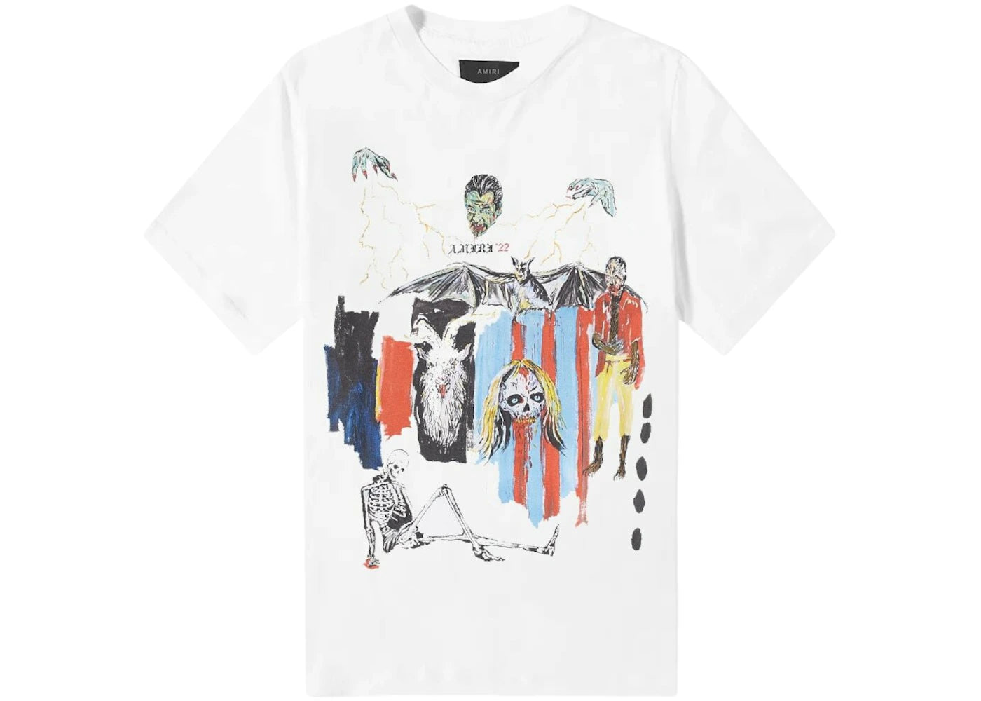 AMIRI Blood 38 Tee White