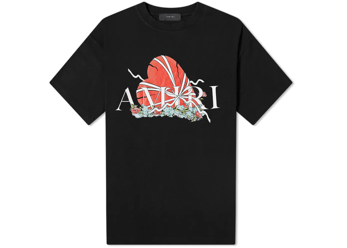 AMIRI Broken Heart Tee Black