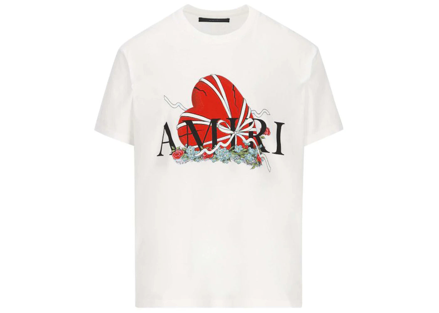 AMIRI Broken Heart Tee White