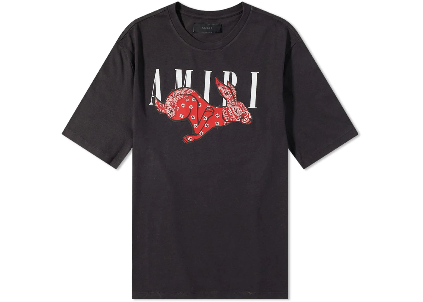 AMIRI CNY Rabbit Logo Tee Tee Black