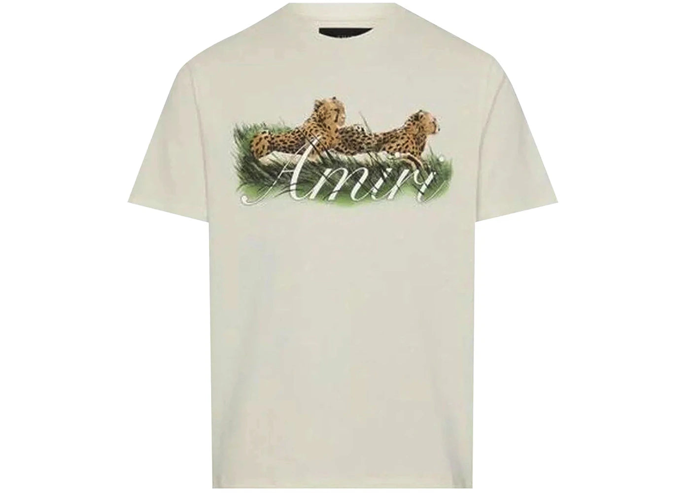 AMIRI Cheetah Logo Tee Alabaster