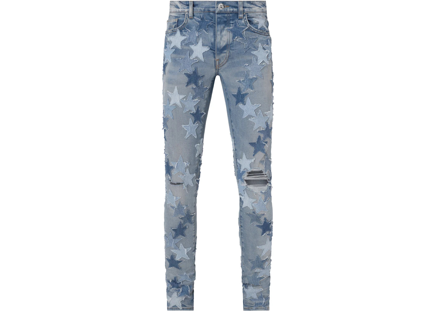 AMIRI Chemist Denim Stars Skinny Jean Clay Indigo