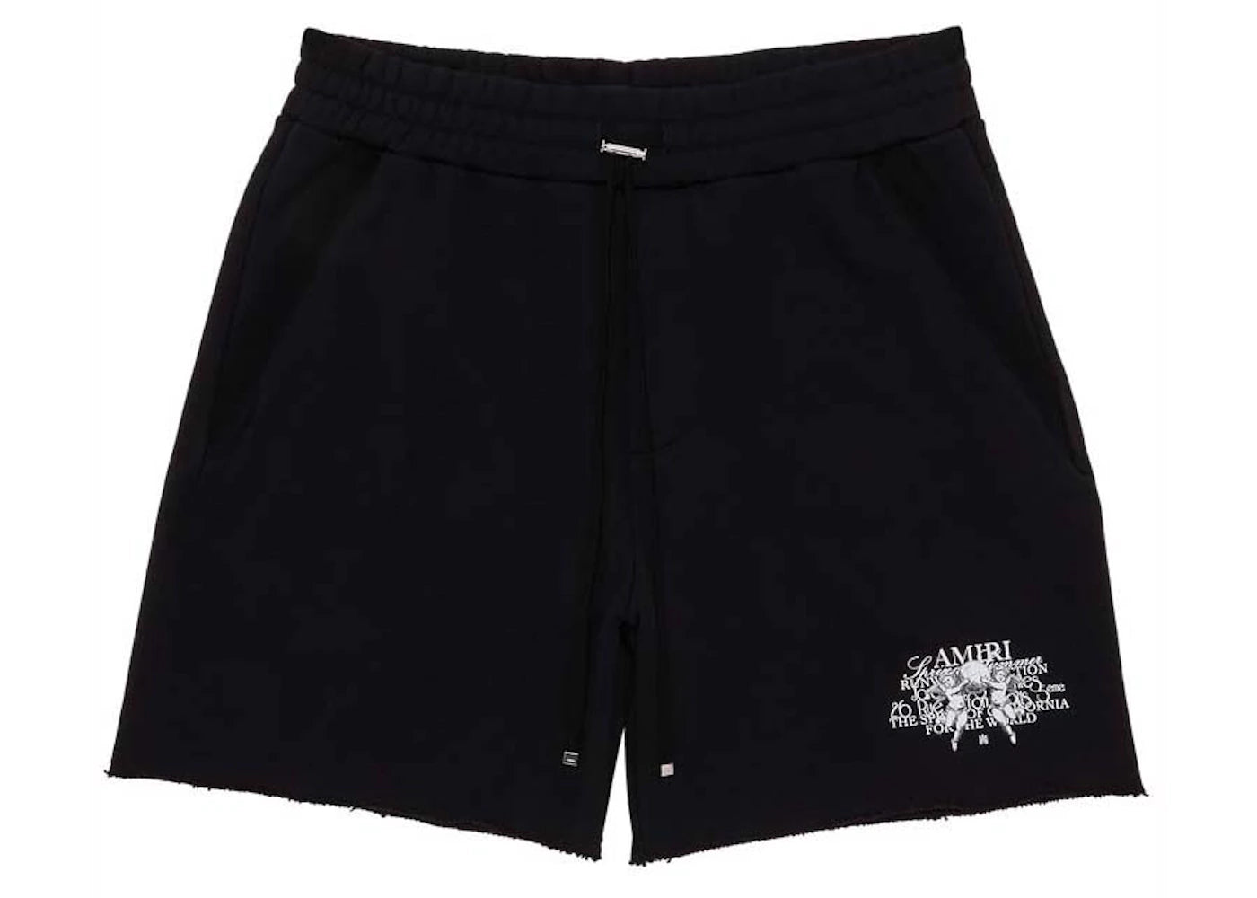 AMIRI Cherub Text Sweatshort Black