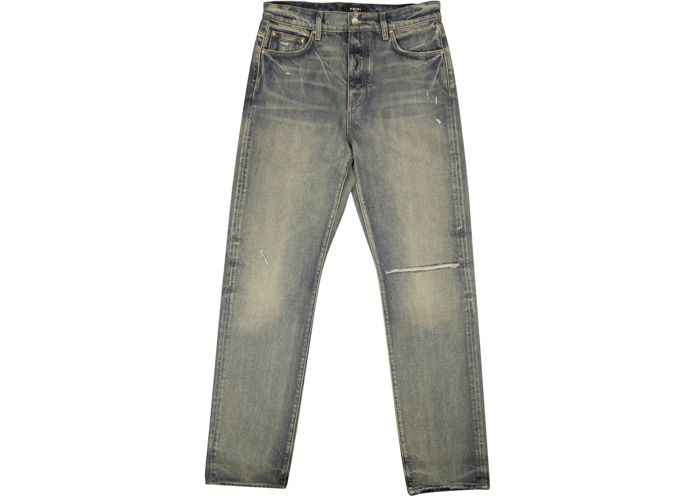 AMIRI Clay Indigo Straight Fit Jeans Blue