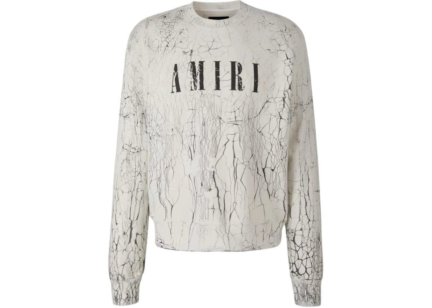 AMIRI Core Logo Cracked Dry Sweatshirt White