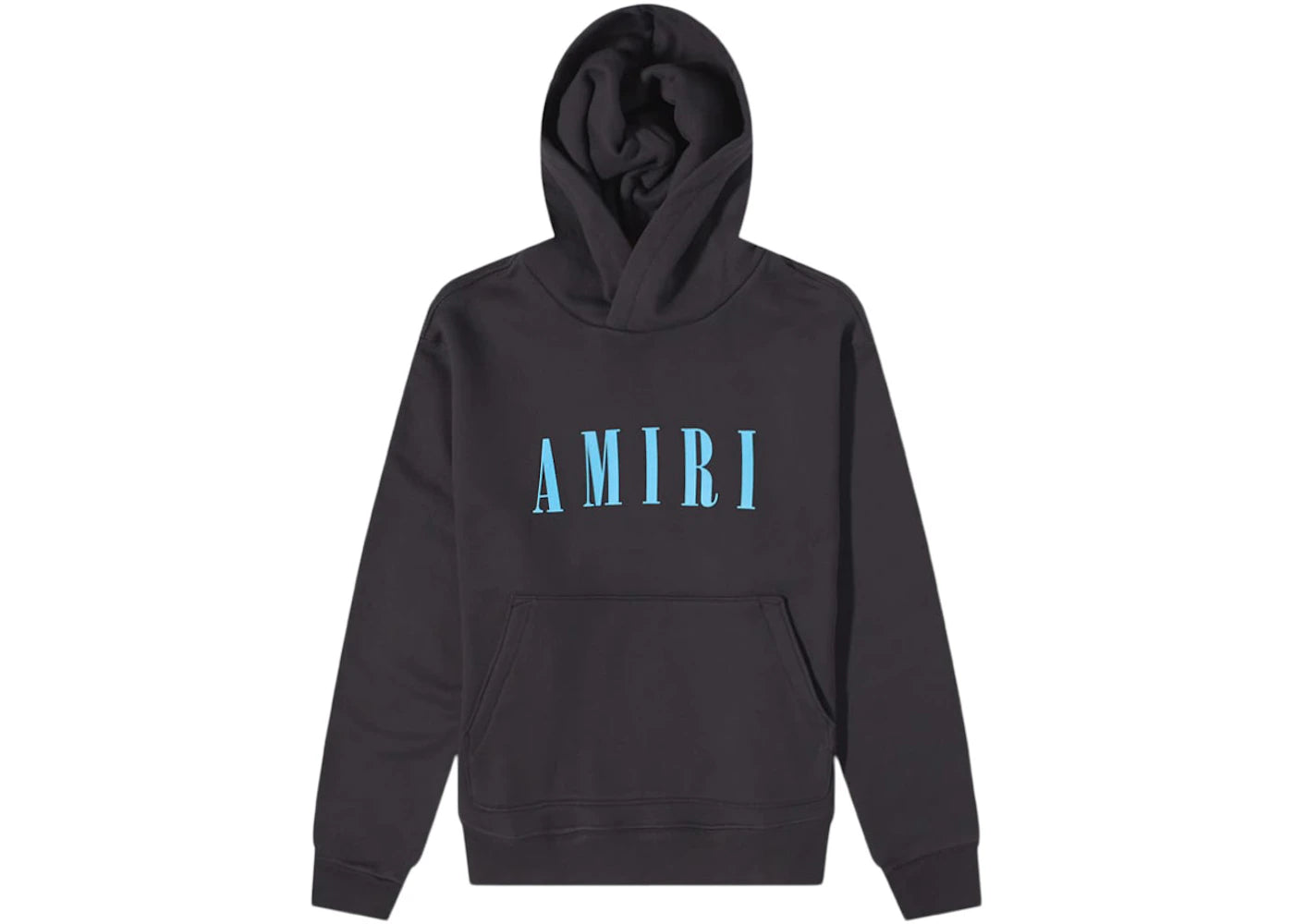 AMIRI Core Logo Hoodie Black/Carolina Blue