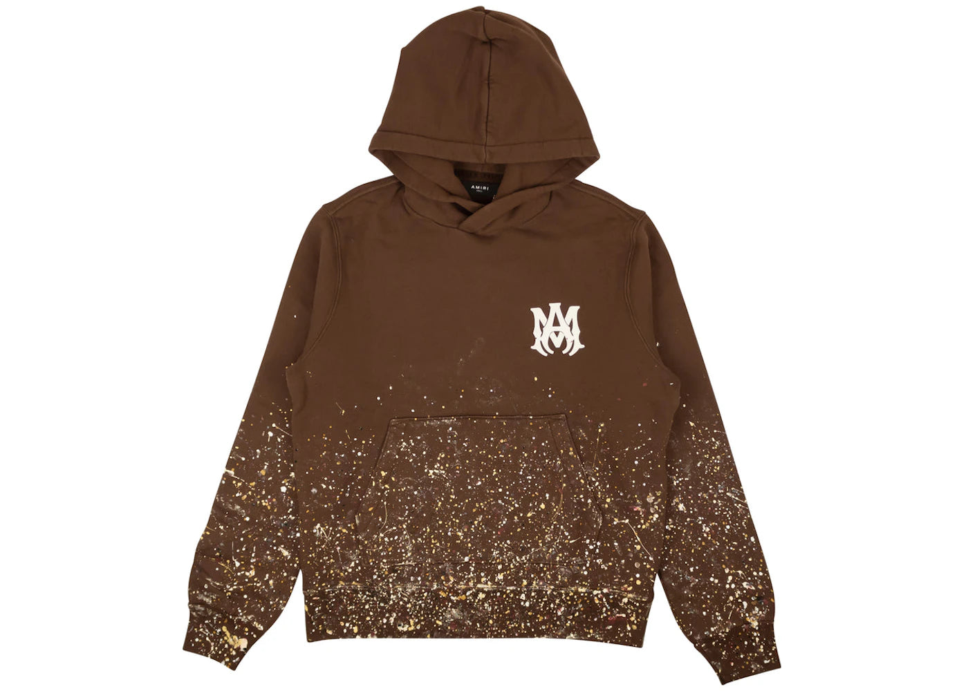 AMIRI Crystal Painter Hoodie Brown