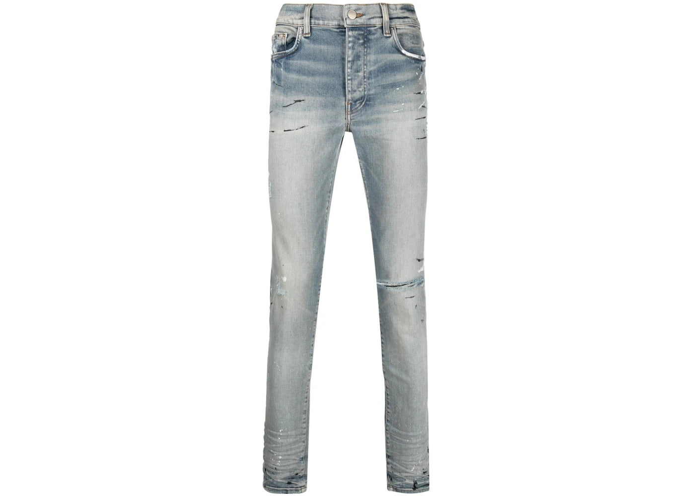 AMIRI Distressed Painter Skinny Jeans Clay Indigo