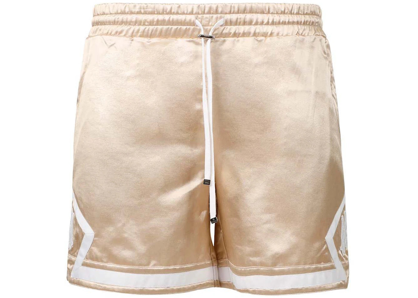 AMIRI Drawstring Boxing Shorts Champagne/White