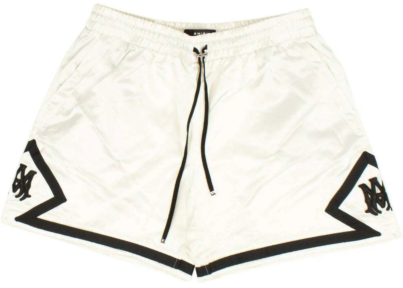 AMIRI Drawstring Boxing Shorts White/Black