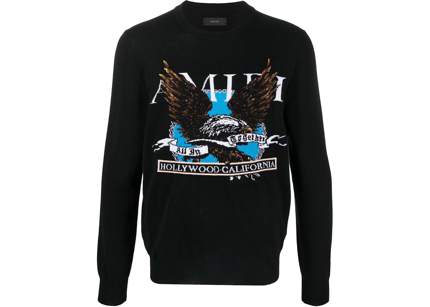 AMIRI Eagle Cashmere Sweater Black